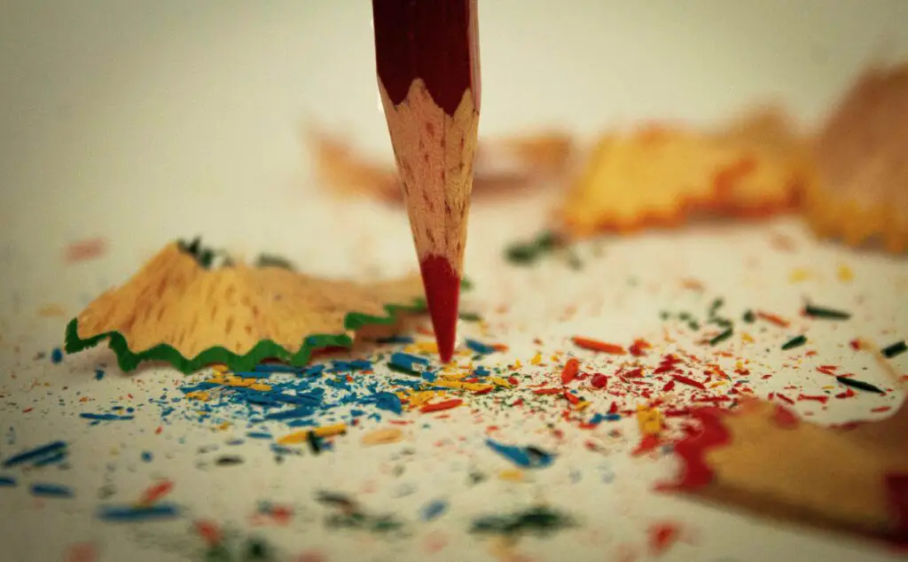 Beyond the Obvious: Cultivating Creativity and Skill – Indoor Activities in Brooklyn for Adults A colored pencil sketching on paper, symbolizing creativity and artistic indoor activities.